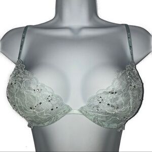 Victoria’s Secret Angels Lace Crystal Bra 34C